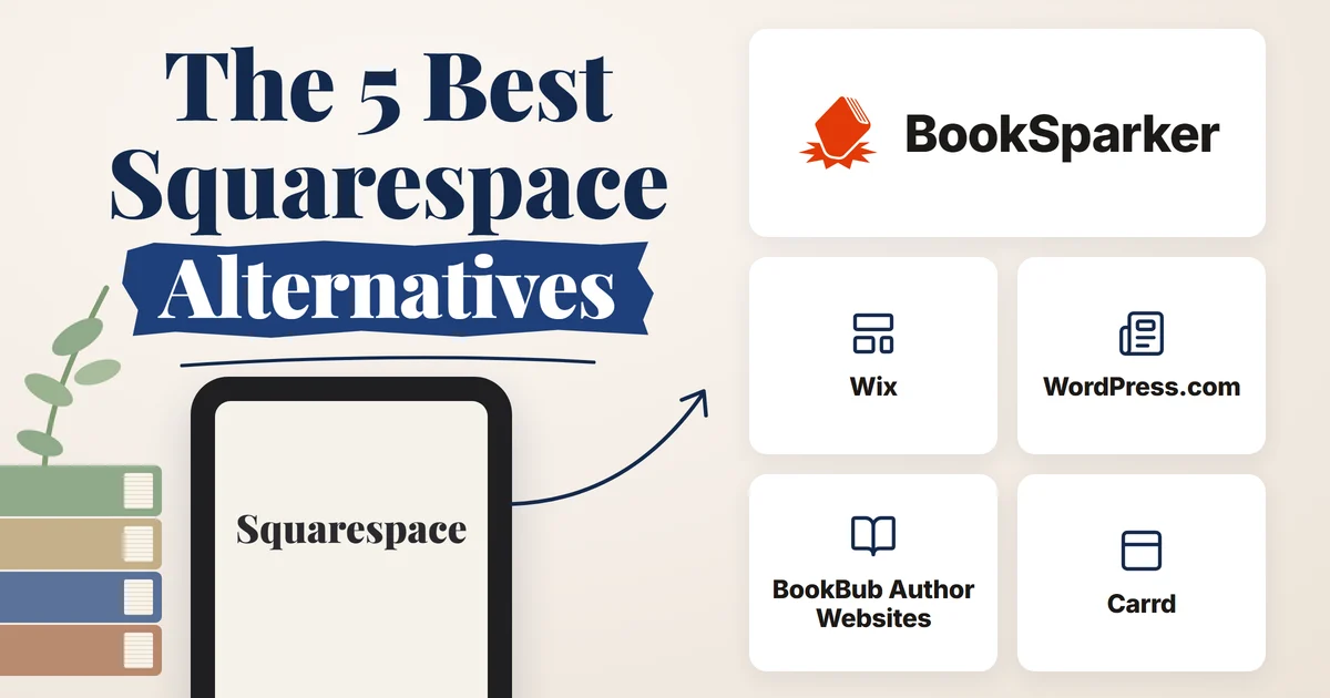 Die besten Squarespace-Alternativen für Autoren-Websites