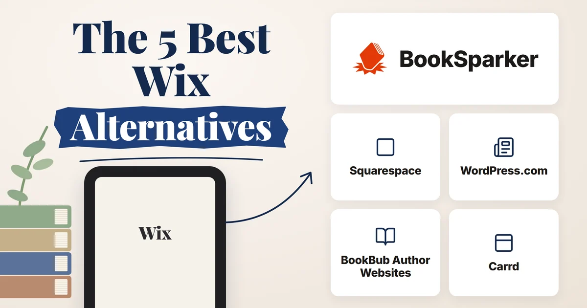 Die besten Wix-Alternativen für Autoren-Websites